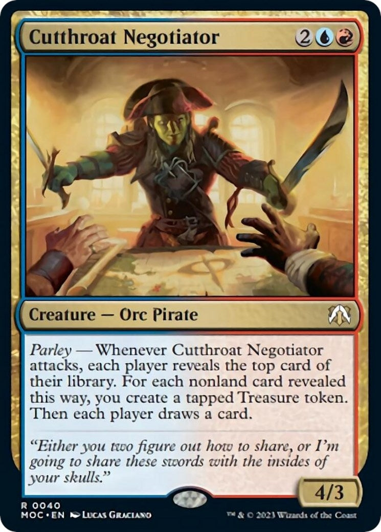 Image for Cutthroat Negotiator (40) (March of the Machine) - Magic: The Gathering