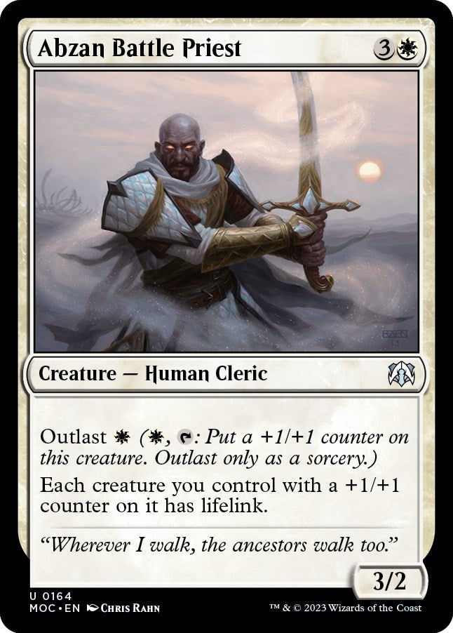 Image for Abzan Battle Priest (164) (March of the Machine) - Magic: The Gathering