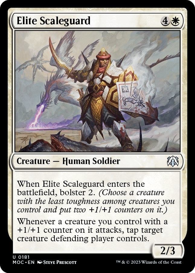 Image for Elite Scaleguard (181) (March of the Machine) - Magic: The Gathering