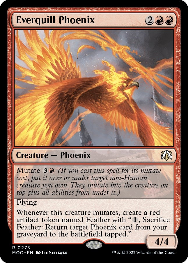 Image for Everquill Phoenix (275) (March of the Machine) - Magic: The Gathering