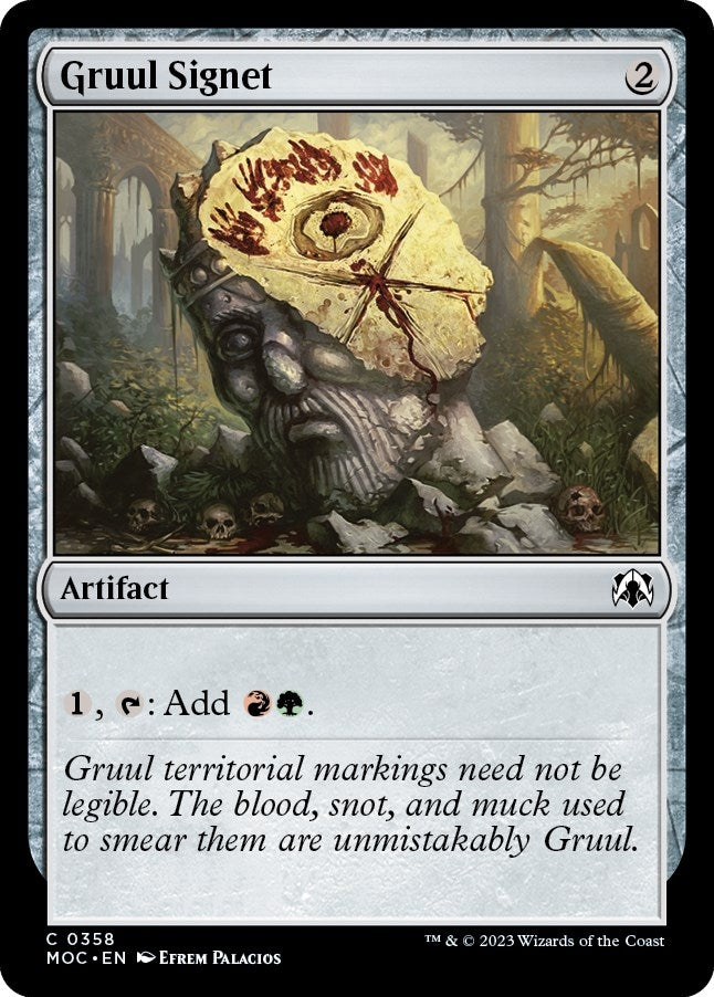 Image for Gruul Signet (358) (March of the Machine) - Magic: The Gathering