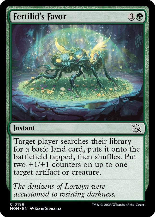 Image for Fertilid's Favor (186) (March of the Machine) - Magic: The Gathering