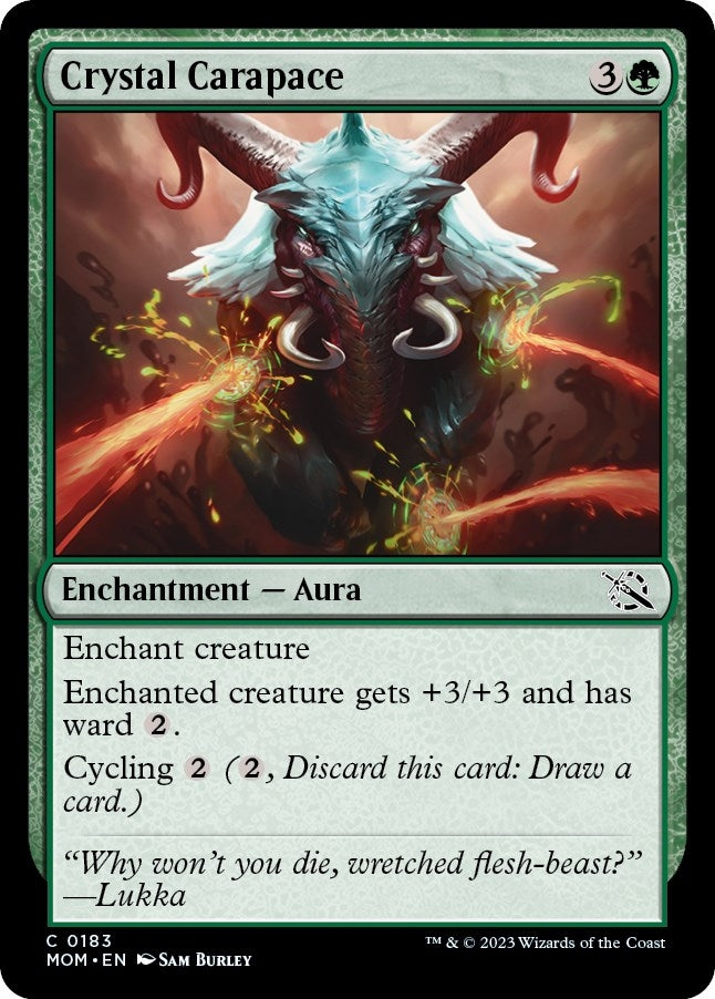 Image for Crystal Carapace (183) (March of the Machine) - Magic: The Gathering