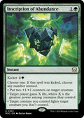 Image for Inscription of Abundance (303) (March of the Machine) - Magic: The Gathering