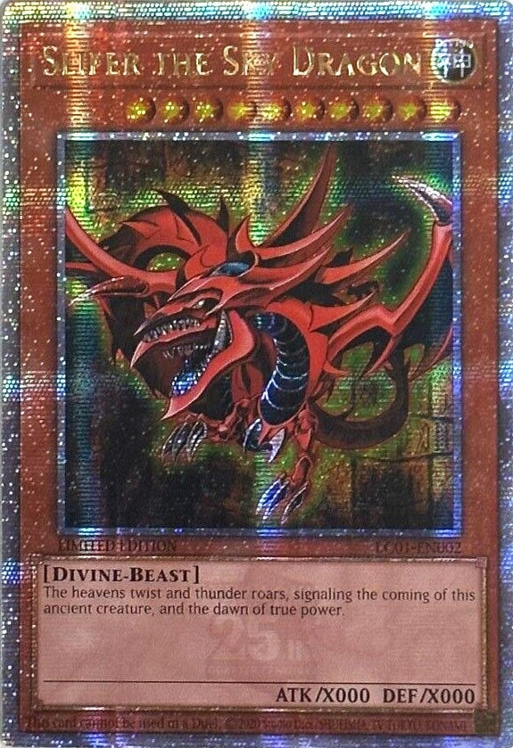 Image for Slifer the Sky Dragon (Quarter Century Secret Rare) (LC01-EN002) (LC01) - YuGiOh