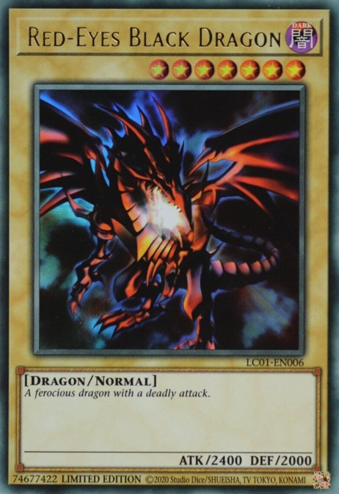 Image for Red-Eyes Black Dragon (25th Anniversary Edition) (LC01-EN006) (LC01) - YuGiOh