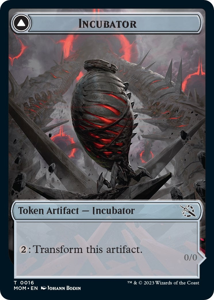 Image for Incubator (0016) // Phyrexian (0016) Double-Sided Token (16) (March of the Machine) - Magic: The Gathering