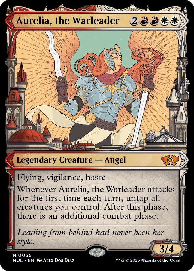 Image for Aurelia, the Warleader (35) (March of the Machine: Multiverse Legends) - Magic: The Gathering