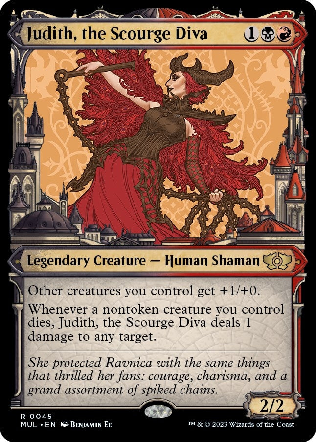 Image for Judith, the Scourge Diva (45) (March of the Machine: Multiverse Legends) - Magic: The Gathering