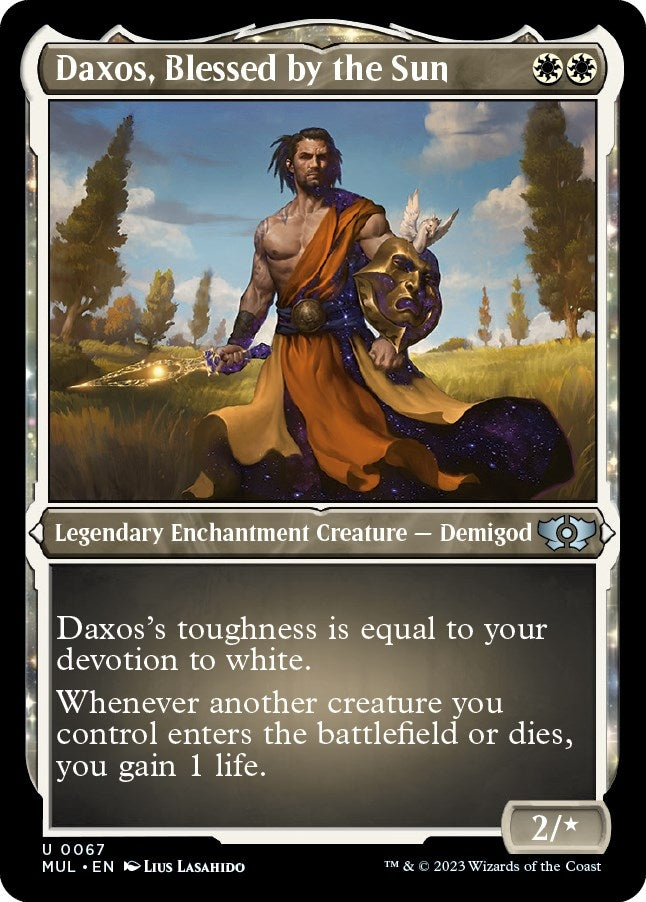 Image for Daxos, Blessed by the Sun (Foil Etched) (67) (March of the Machine: Multiverse Legends) - Magic: The Gathering