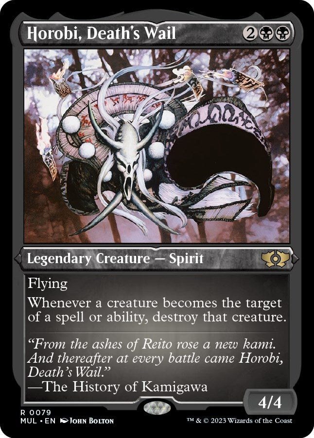 Image for Horobi, Death's Wail (Foil Etched) (79) (March of the Machine: Multiverse Legends) - Magic: The Gathering