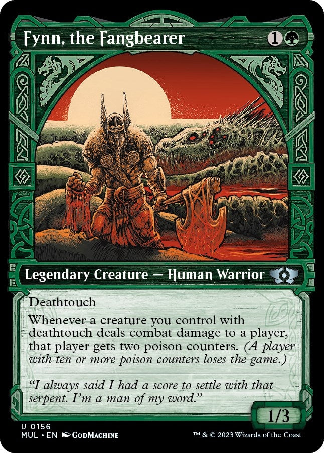 Image for Fynn, the Fangbearer (Halo Foil) (156) (March of the Machine: Multiverse Legends) - Magic: The Gathering