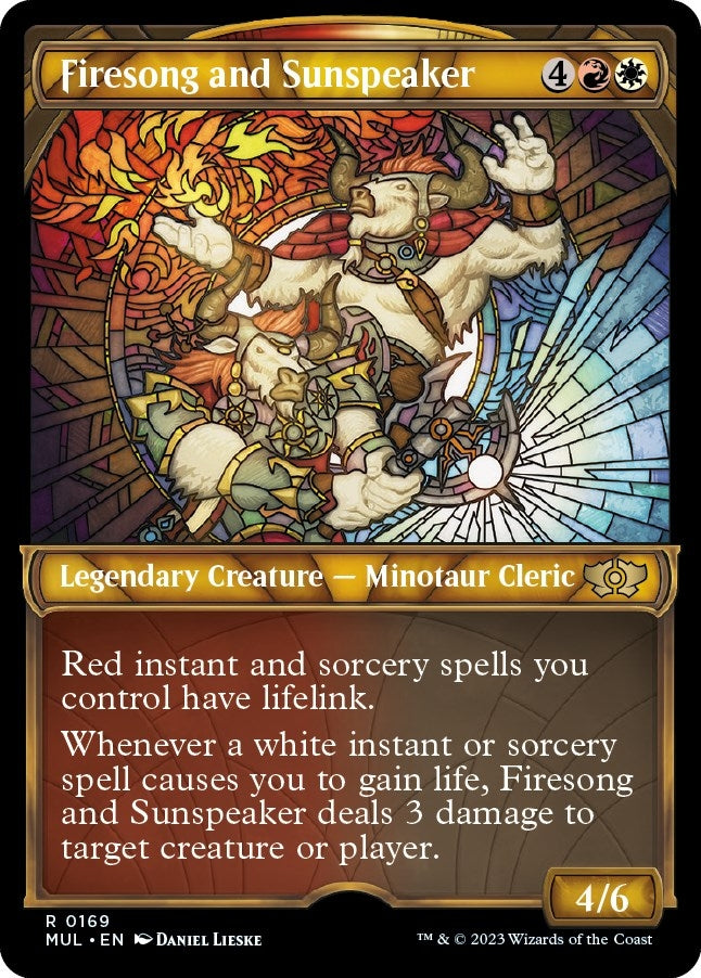 Image for Firesong and Sunspeaker (Halo Foil) (169) (March of the Machine: Multiverse Legends) - Magic: The Gathering