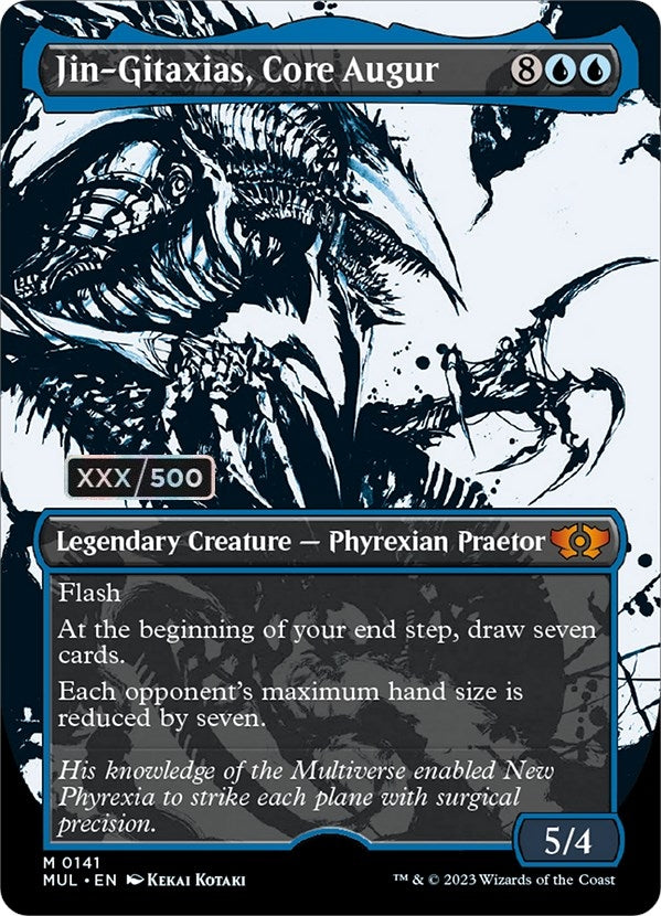 Image for Jin-Gitaxias, Core Augur (Serial Numbered) (141) (March of the Machine: Multiverse Legends) - Magic: The Gathering