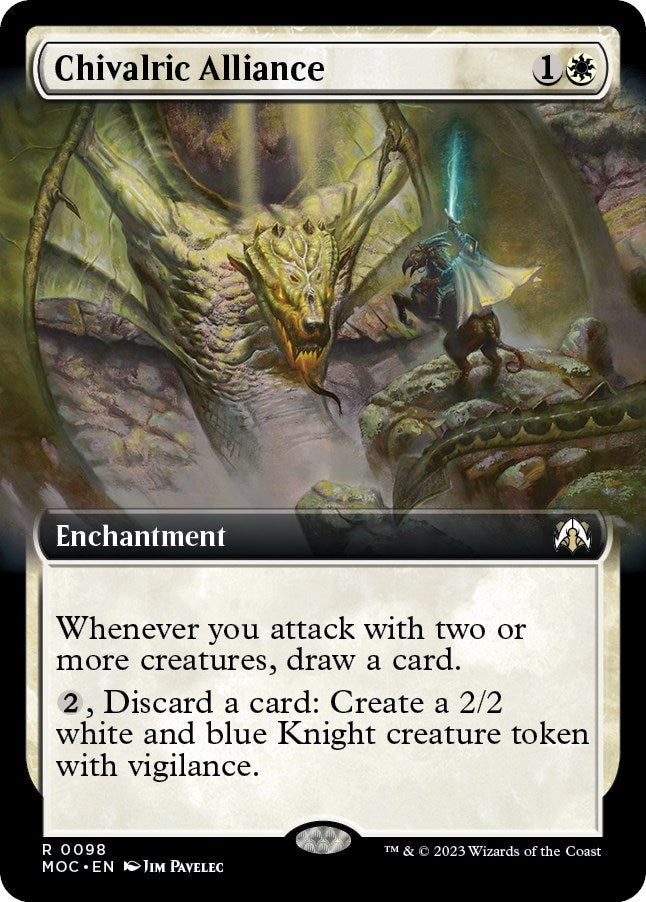 Image for Chivalric Alliance (Extended Art) (98) (March of the Machine) - Magic: The Gathering