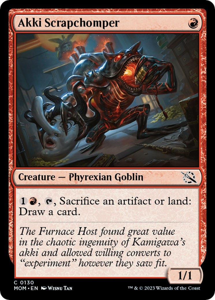 Image for Akki Scrapchomper (130) (March of the Machine) - Magic: The Gathering