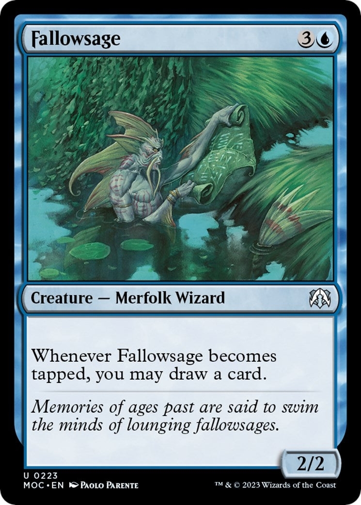 Image for Fallowsage (223) (March of the Machine) - Magic: The Gathering