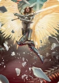 Image for Archangel Elspeth Art Card (1) (March of the Machine) - Magic: The Gathering