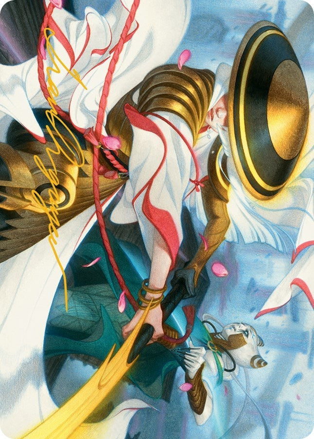Image for Cut Short Art Card (Gold-Stamped Signature) (3) (March of the Machine) - Magic: The Gathering