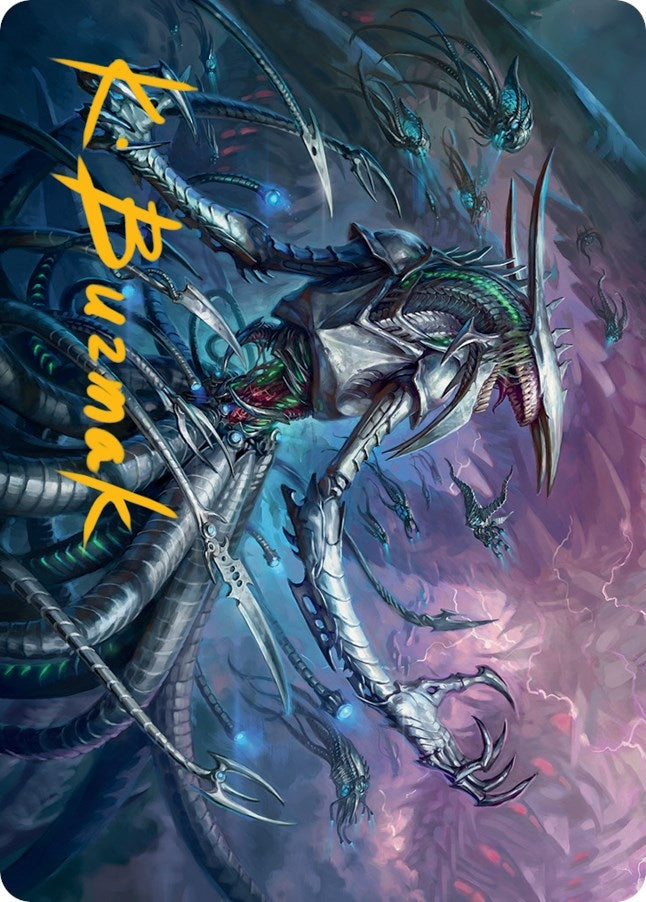 Image for Jin-Gitaxias Art Card (Gold-Stamped Signature) (13) (March of the Machine) - Magic: The Gathering