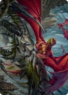 Image for Hoarding Broodlord Art Card (23) (March of the Machine) - Magic: The Gathering