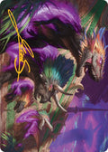 Image for Burning Sun's Fury Art Card (Gold-Stamped Signature) (29) (March of the Machine) - Magic: The Gathering