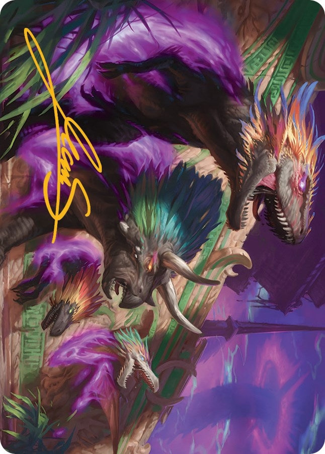 Image for Burning Sun's Fury Art Card (Gold-Stamped Signature) (29) (March of the Machine) - Magic: The Gathering
