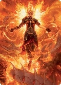 Image for Chandra, Hope's Beacon Art Card (30) (March of the Machine) - Magic: The Gathering