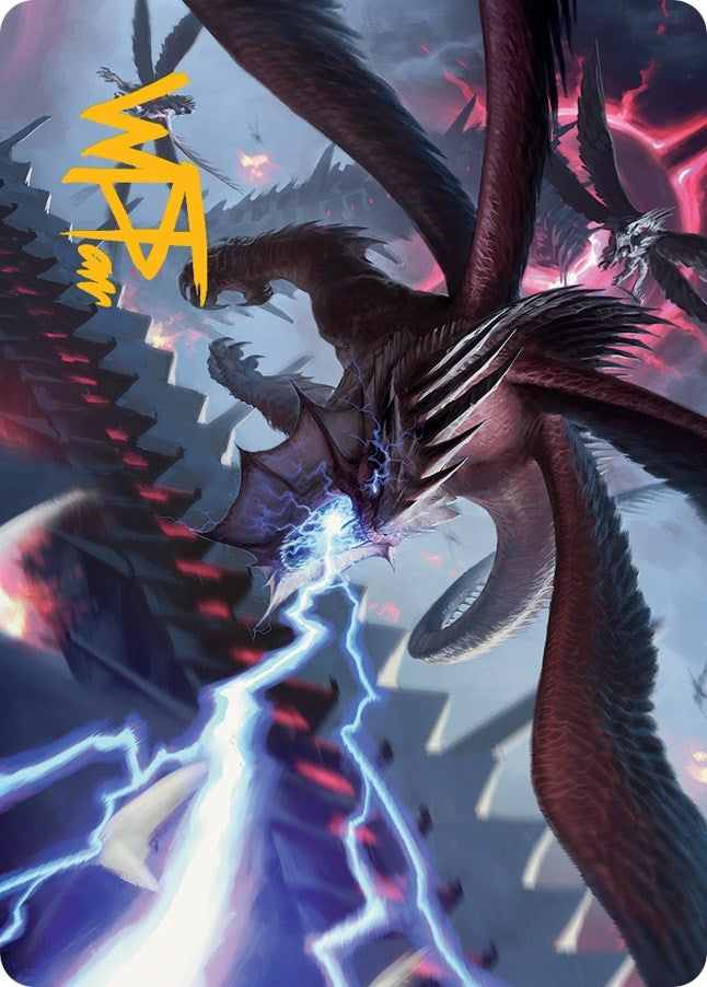 Image for Defiant Thundermaw Art Card (Gold-Stamped Signature) (35) (March of the Machine) - Magic: The Gathering