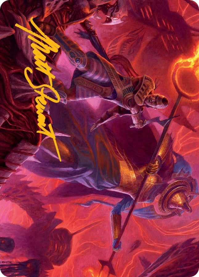 Image for Djeru and Hazoret Art Card (Gold-Stamped Signature) (44) (March of the Machine) - Magic: The Gathering