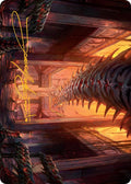 Image for Bloodfell Caves Art Card (Gold-Stamped Signature) (55) (March of the Machine) - Magic: The Gathering