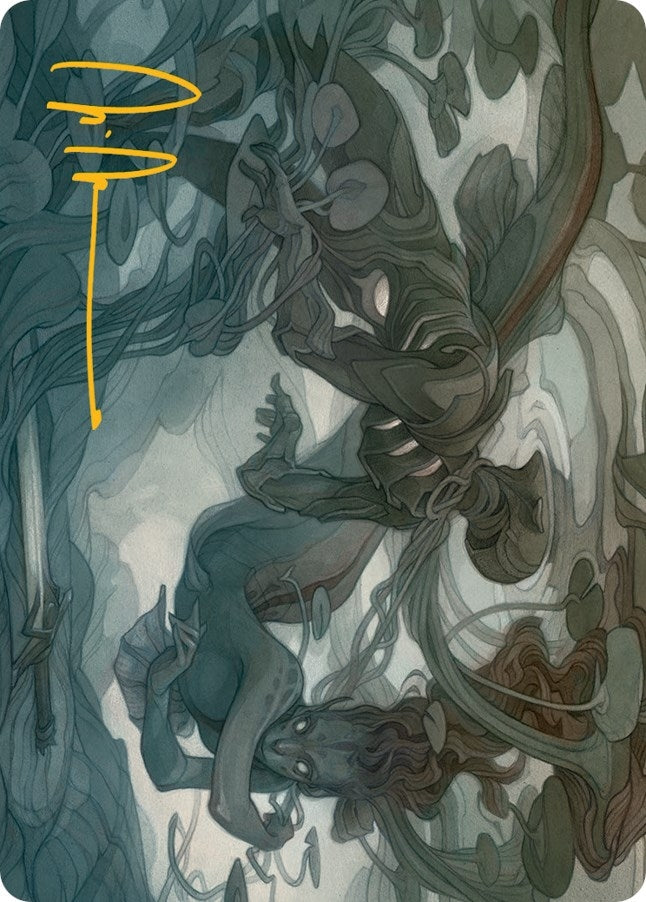 Image for Emry, Lurker of the Loch Art Card (Gold-Stamped Signature) (69) (March of the Machine) - Magic: The Gathering