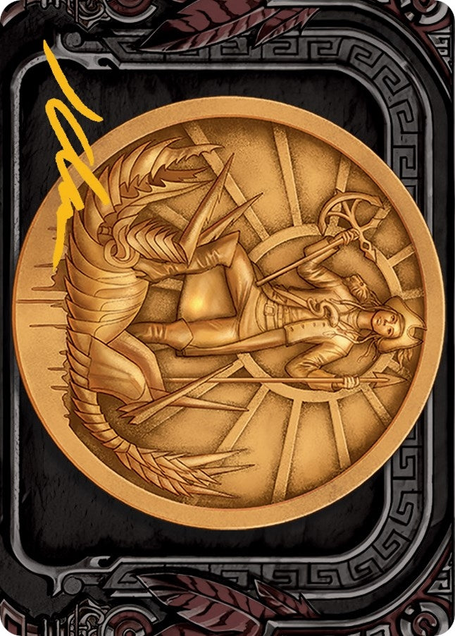 Image for Captain Lannery Storm Art Card (Gold-Stamped Signature) (73) (March of the Machine) - Magic: The Gathering