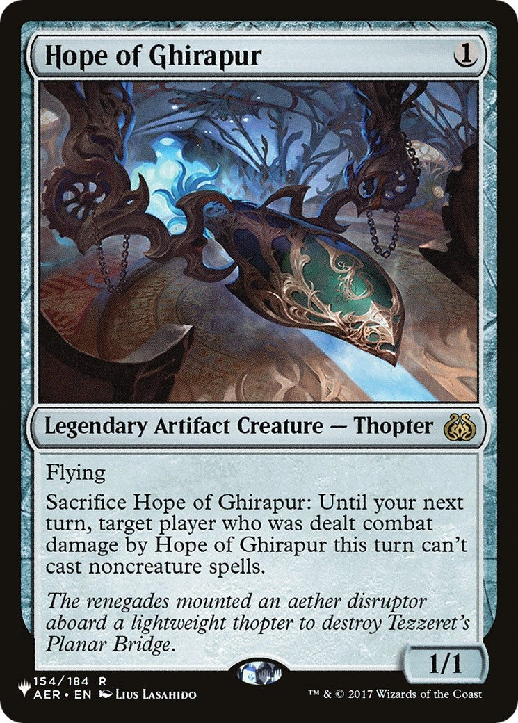 Image for Hope of Ghirapur (154/184) (The List Reprints) - Magic: The Gathering