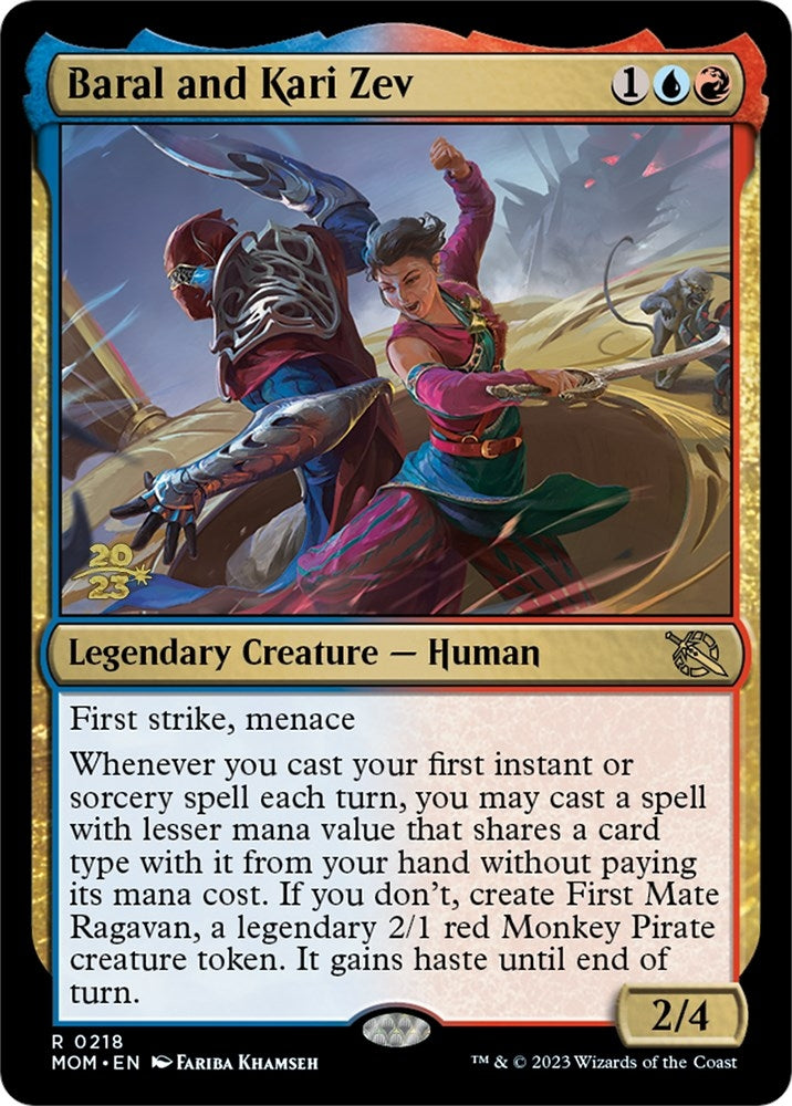 Image for Baral and Kari Zev (218) (Prerelease Cards) - Magic: The Gathering