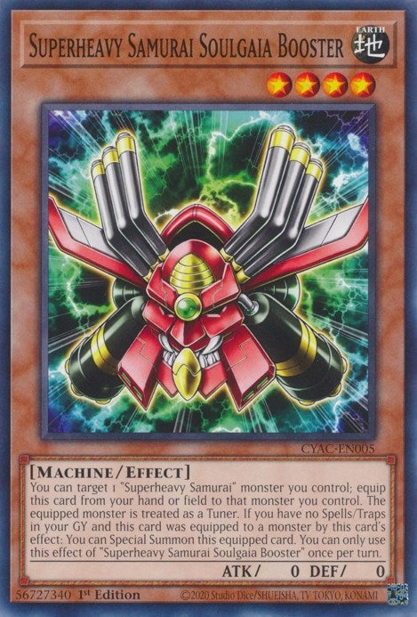 Image for Superheavy Samurai Soulgaia Booster (CYAC-EN005) (CYAC) - YuGiOh