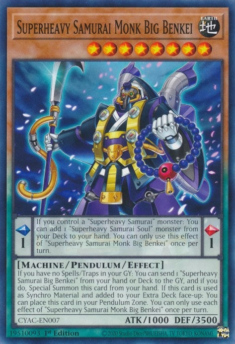 Image for Superheavy Samurai Monk Big Benkei (CYAC-EN007) (CYAC) - YuGiOh