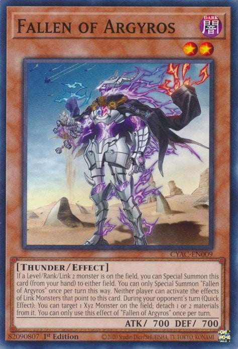 Image for Fallen of Argyros (CYAC-EN009) (CYAC) - YuGiOh