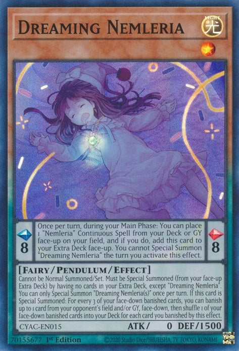 Image for Dreaming Nemleria (CYAC-EN015) (CYAC) - YuGiOh