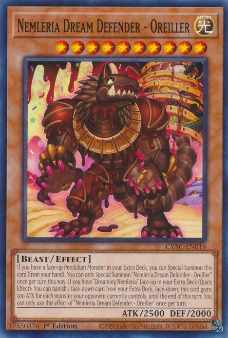 Image for Nemleria Dream Defender - Oreiller (CYAC-EN016) (CYAC) - YuGiOh