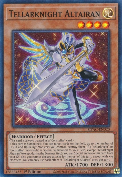 Image for Tellarknight Altairan (CYAC-EN020) (CYAC) - YuGiOh