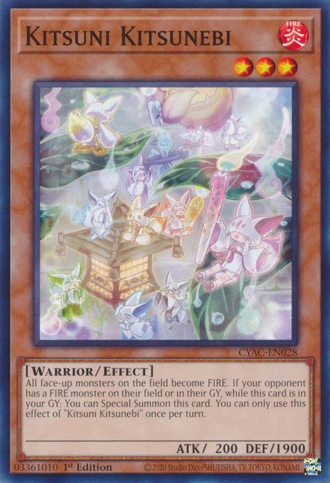 Image for Kitsuni Kitsunebi (CYAC-EN028) (CYAC) - YuGiOh