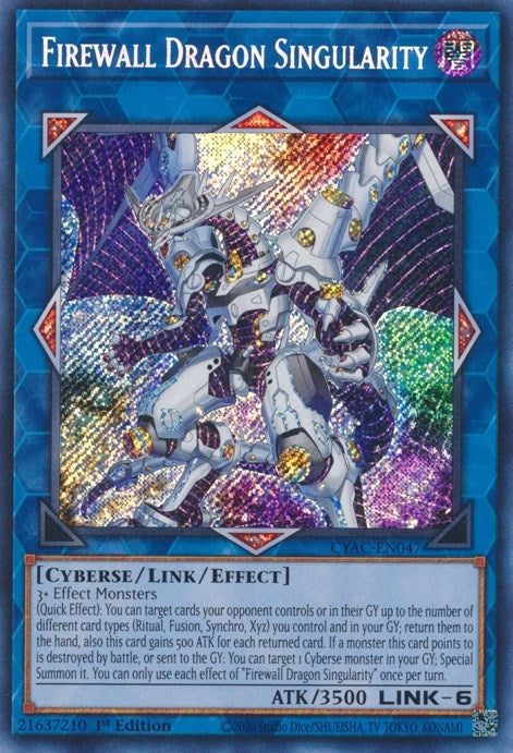 Image for Firewall Dragon Singularity (CYAC-EN047) (CYAC) - YuGiOh