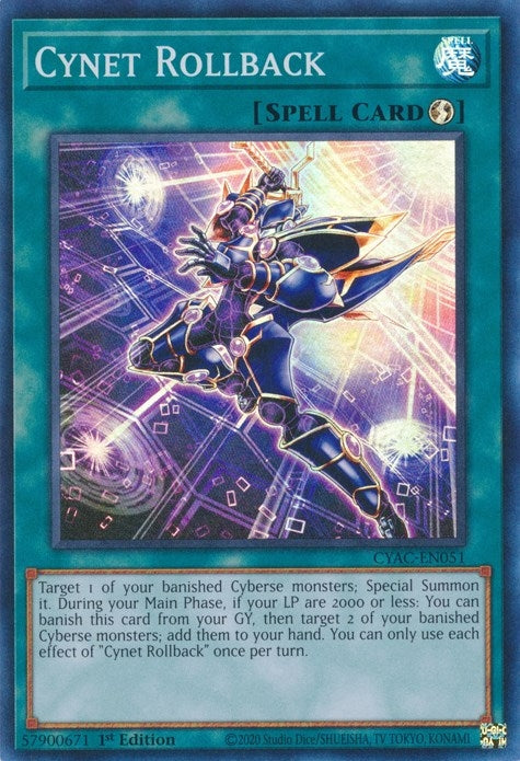 Image for Cynet Rollback (CYAC-EN051) (CYAC) - YuGiOh