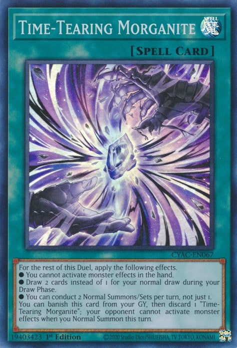 Image for Time-Tearing Morganite (CYAC-EN067) (CYAC) - YuGiOh