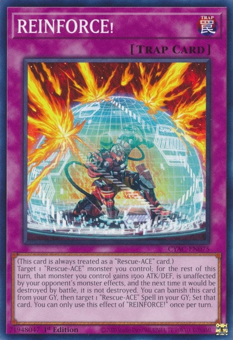 Image for REINFORCE! (CYAC-EN075) (CYAC) - YuGiOh