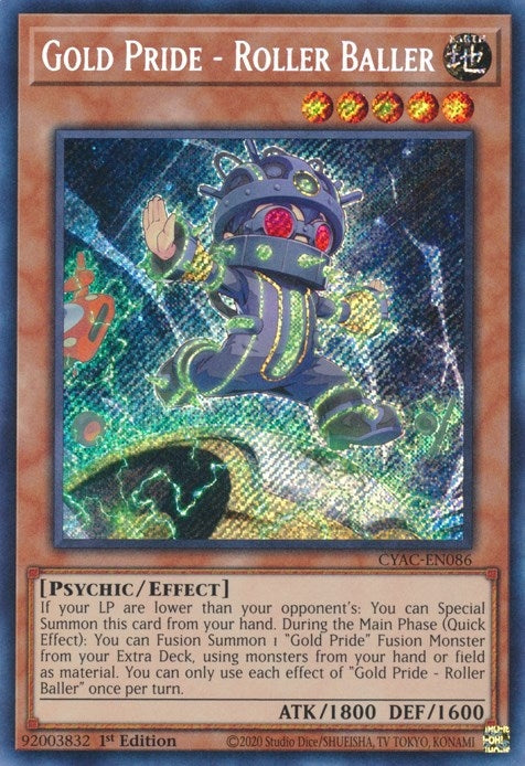 Image for Gold Pride - Roller Baller (CYAC-EN086) (CYAC) - YuGiOh