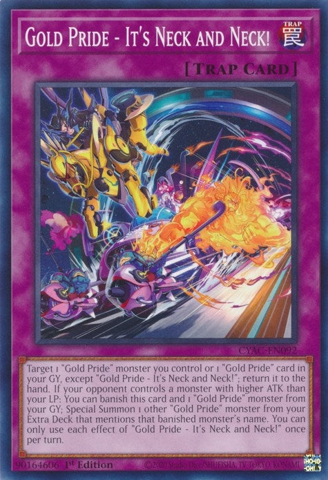 Image for Gold Pride - It's Neck and Neck! (CYAC-EN092) (CYAC) - YuGiOh