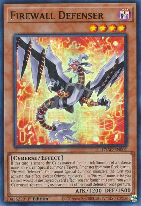 Image for Firewall Defenser (CYAC-EN001) (CYAC) - YuGiOh