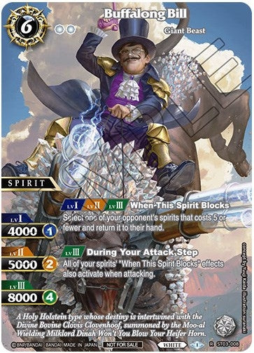 Image for Buffalong Bill (June Influencer Collaboration) (ST03-008) (Battle Spirits Saga Promo Cards) - Battle Spirits Saga